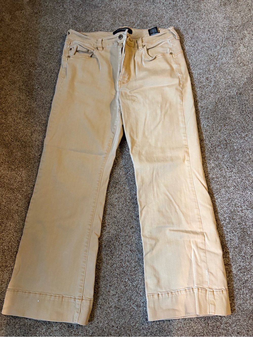 Liverpool Women's Boot Cut Jeans in mustard color